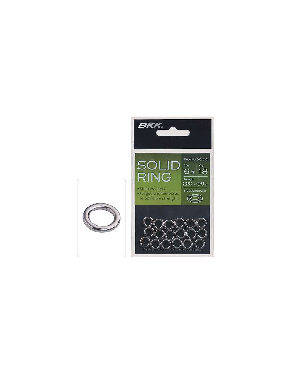 BKK Solid Ring Acélkarika No. 6